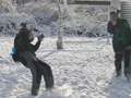 Paintball dans la neige
