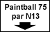 venir par la nationale a Paintball 75