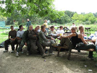 pique nique apres le paintball